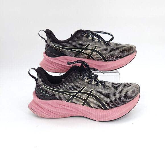 ASICS Shoes - Asics Novablast 3 LE Shoes Womens Size 11 Black Pink Running Sneakers 1012B410